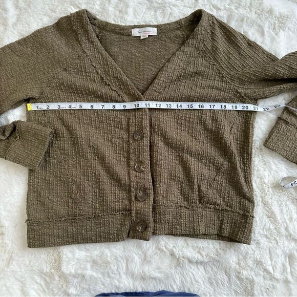 Two by Vince Camuto Olive Cardigan, M - Picture 4 of 7